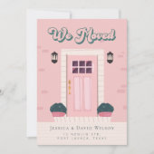 Ankündigung der Modern Simple Chic Pink Door Movin (Vorderseite)