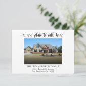 Ankündigung der Moderne Einfaches Foto (Stehend Vorderseite)