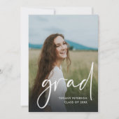 Ankündigung der modernen Foto-Graduierung (Vorderseite)