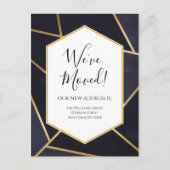 Ankündigung der modernen geometrischen Bewegung Po Postkarte (Vorderseite)