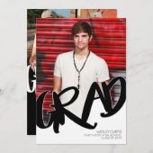 Ankündigung der modernen Graffiti-Graduierung (Vorne/Hinten)