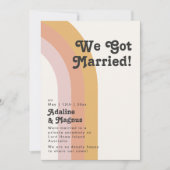 Ankündigung der modernen Retro-70er-Rainbow-Elopem (Vorderseite)