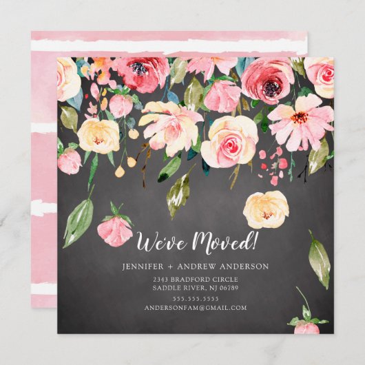 Ankündigung der modernen rosafarbenen Peonies Flor (Vorne/Hinten)