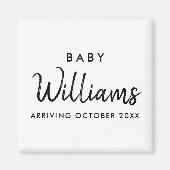 Ankündigung der modernen Schwangerschaft Magnet (Vorne)