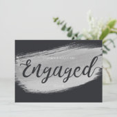 Ankündigung der modernen Schwarzen Verlobung (Stehend Vorderseite)