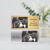 Ankündigung der modernen Verlobung am Platz (Stehend Vorderseite)