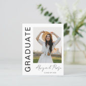 Ankündigung der modernen vertikalen Fotokarte 2023 (Stehend Vorderseite)