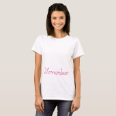 Ankündigung der Mutterschaft - Ihr fälliger Monat T-Shirt (Vorne ganz)