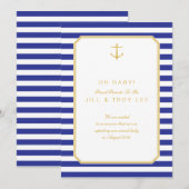 Ankündigung der Nautischen Marine und Gold-Schwang (Vorne/Hinten)