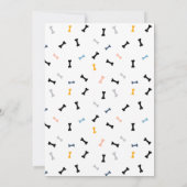 Ankündigung der neuen Adoption für Welpen-Foto (Rückseite)