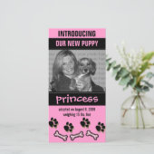 Ankündigung der neuen Adoption von Haustieren (Stehend Vorderseite)