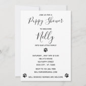 Ankündigung der neuen Hunde Katze (Rückseite)