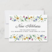 Ankündigung der neuen Minikarte für die Anschrift (Vorderseite)