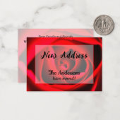 Ankündigung der neuen rote Rose (Vorderseite/Rückseite Beispiel)