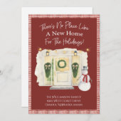 Ankündigung der neuen Zuhause Address Moved Holida (Vorne/Hinten)