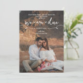 Ankündigung der neutralen Schwangerschaft von Boho (Stehend Vorderseite)