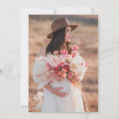 Ankündigung der neutralen Schwangerschaft von Boho (Rückseite)