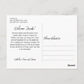 Ankündigung der Neuzeit von Fotos Grid Postkarte (Rückseite)