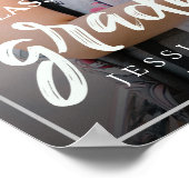 Ankündigung der niedlichen Klasse des Foto-Abschlu Poster (Ecke)