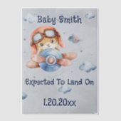 Ankündigung der niedlichen Startseite des Flugzeug (Vorderseite)