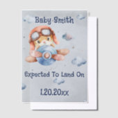 Ankündigung der niedlichen Startseite des Flugzeug (Versetzt)