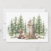 Ankündigung der niedlichen Woodland Bären Cub Schw (Rückseite)