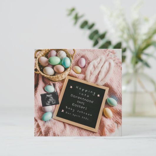 Ankündigung der Osterschwangerschaft (Stehend Vorderseite)