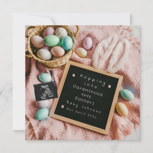 Ankündigung der Osterschwangerschaft (Vorderseite)