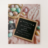 Ankündigung der Osterschwangerschaft Puzzle (Vertikal)