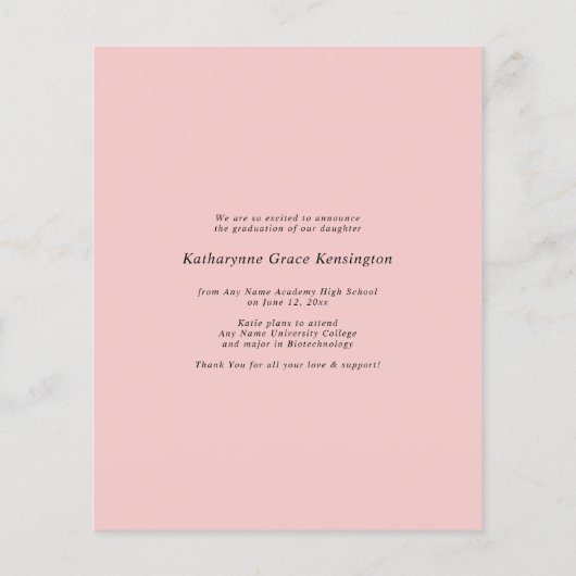 Ankündigung der Partei zur Schulbildung für Rosa F (Rückseite)