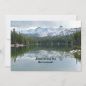 Ankündigung der Pension Berg Reflektion See (Vorderseite)