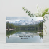 Ankündigung der Pension Berg Reflektion See (Stehend Vorderseite)