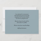 Ankündigung der Pension Berg Reflektion See (Rückseite)