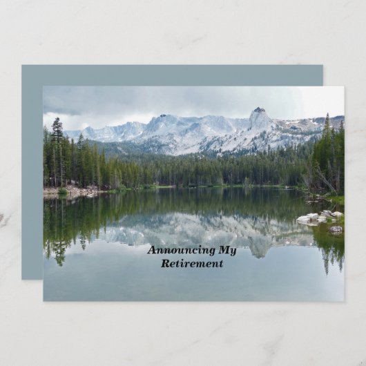 Ankündigung der Pension Berg Reflektion See (Vorne/Hinten)