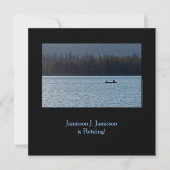 Ankündigung der Pensionierung, Fischer und Sohn am (Vorderseite)