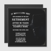 Ankündigung der Pensionierung mit Cowboy in Half S (Vorne/Hinten)