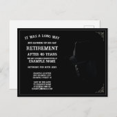 Ankündigung der Pensionierung mit Cowboy in Half S (Vorne/Hinten)