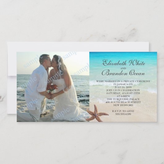 Ankündigung der privaten Hochzeitsempfehlung nur F (Vorderseite)