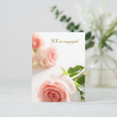 Ankündigung der Rosa-Verlobung (Stehend Vorderseite)