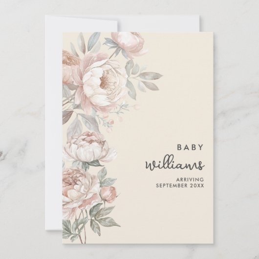 Ankündigung der Rose Bläserschwangerschaft der mod (Vorderseite)