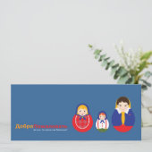 Ankündigung der russischen Adoption - Matroyschka (Stehend Vorderseite)