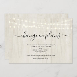 Ankündigung der rustikalen Hochzeitserklärung