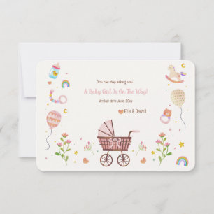 Ankündigung der Schwangerschaft bei der Vintagen B