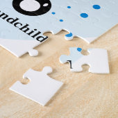 Ankündigung der Schwangerschaft des Babys (Blue Pa Puzzle (Seite)