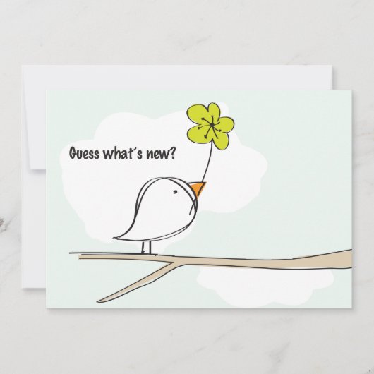 Ankündigung der Schwangerschaft des Fotos "Geschwi (Vorderseite)