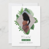 Ankündigung der Schwangerschaft des tropischen Fot (Vorderseite)