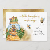 Ankündigung der Schwangerschaft durch Skriptmutter (Vorne/Hinten)