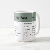 Ankündigung der Schwangerschaft eines neutralen Fl Kaffeetasse (VorderseiteRechts)