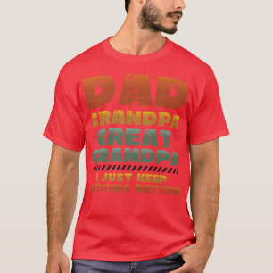 Ankündigung der Schwangerschaft Großvater I gerade T-Shirt