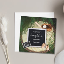 Ankündigung der Schwangerschaft im Baseball-Thema